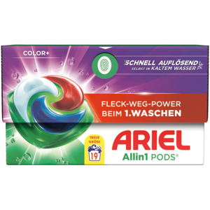 Ariel Vollwaschmittel Pods All-in-1 Color, 19 WG Ariel Vollwaschmittel Pods All-in-1 Color, 19 WG