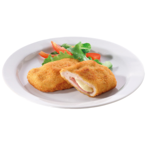 Fredag Poulet Cordon bleu, geformt, paniert, frittiert, tiefgekühlt, Brasilien, 150g, 5 x 1 kg