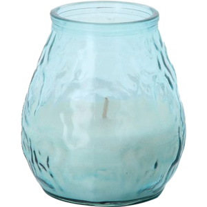Amerikaglas mit Citronella, hellblau