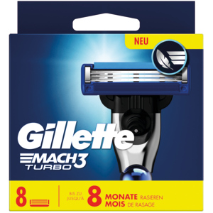 Gillette Rasierklingen Mach3 Turbo 3D, 8 St Gillette Rasierklingen Mach3 Turbo 3D, 8 St