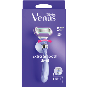 Gillette Apparat, Venus Extra Smooth Swirl mit 1 Klinge + Duschhänger Gillette Apparat, Venus Extra Smooth Swirl mit 1 Klinge + Duschhänger