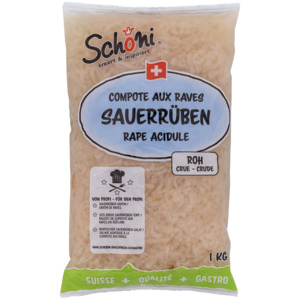 Schöni Sauerrüben roh, 1 kg Schöni Sauerrüben roh, 1 kg