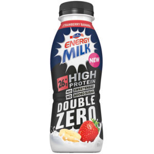 Emmi Energy Milk High Protein Double Zero Erdbeer Banane, laktosefrei, 6 x 3,3 dl Emmi Energy Milk High Protein Double Zero Erdbeer Banane, laktosefrei, 6 x 3,3 dl