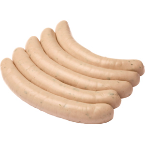 Bärlauch Bratwurst, 5 x 140 g Bärlauch Bratwurst, 5 x 140 g