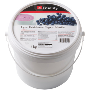 Quality Joghurt Heidelbeere, 3 kg Quality Joghurt Heidelbeere, 3 kg