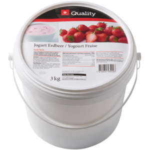 Quality Joghurt Erdbeere, 3 kg Quality Joghurt Erdbeere, 3 kg