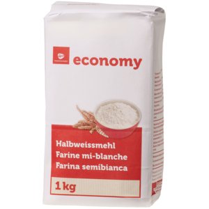 Economy Halbweissmehl, 10 x 1 kg