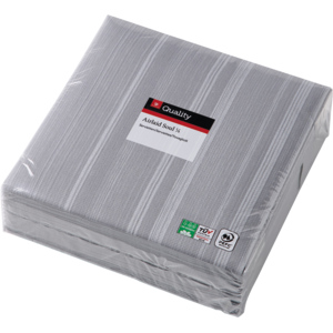 Quality Servietten Airlaid Soul, 40 x 40 cm, zement, 50 St