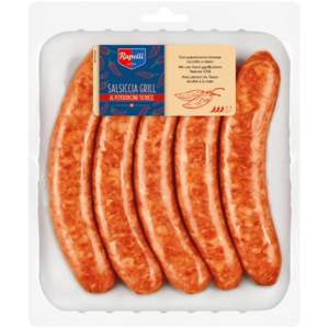Rapelli Grill Salsiccia Piccante, 5 x ca. 150 g Rapelli Grill Salsiccia Piccante, 5 x ca. 150 g