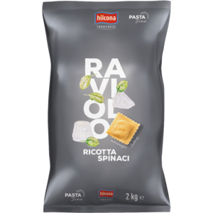 Hilcona Raviolo Fina Ricotta und Spinat, tiefgekühlt, 2 x 2 kg