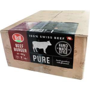 Bell Pure-Beef Burger, tiefgekühlt, 30 x 180 g
