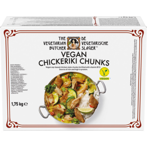 The Vegetarian Butcher Chickeriki Chunks, vegan, tiefgekühlt, 1,75 kg