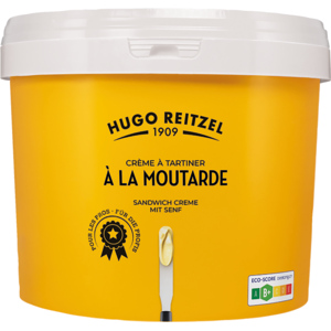 Hugo Reitzel Sandwich Crème mit Senf, 4,75 kg Hugo Reitzel Sandwich Crème mit Senf, 4,75 kg