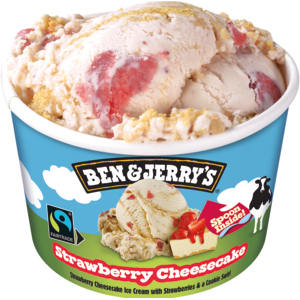 Ben & Jerry's Strawberry Cheesecake, 12 x 100 ml Ben & Jerry's Strawberry Cheesecake, 12 x 100 ml