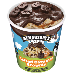 Ben & Jerry's Topped Salted Caramel Brownie, 8 x 438 ml Ben & Jerry's Topped Salted Caramel Brownie, 8 x 438 ml