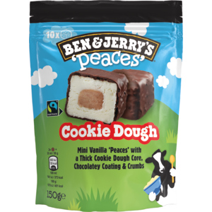 Ben & Jerry's Cookie Dough Peaces, 8 x 160 ml Ben & Jerry's Cookie Dough Peaces, 8 x 160 ml