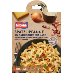 Hilcona Spätzlipfanne mit Speck, 400 g Hilcona Spätzlipfanne mit Speck, 400 g