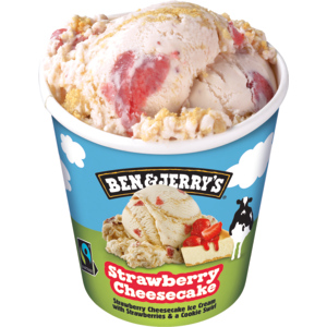 Ben & Jerry's Strawberry Cheesecake, 8 x 465 ml Ben & Jerry's Strawberry Cheesecake, 8 x 465 ml