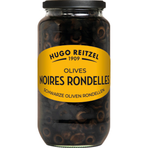 Hugo Reitzel Oliven schwarz, Rondellen, 900 g