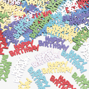 Amscan Streu-Dekoration, Happy Birthday Amscan Streu-Dekoration, Happy Birthday