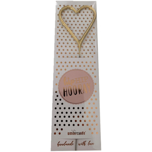 Wunderkerzen, Gold Herz