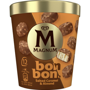 Magnum Bonbon Salted Caramel & Almond, 8 x 204 ml