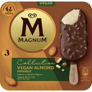Magnum Almond vegan, 3 x 90 ml Magnum Almond vegan, 3 x 90 ml