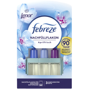 Febreze 3Volution Duftstecker Nachfüllflakon, Lenor Aprilfrisch