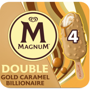 Magnum Double Gold Caramel Billionaire, 4 x 85 ml Magnum Double Gold Caramel Billionaire, 4 x 85 ml