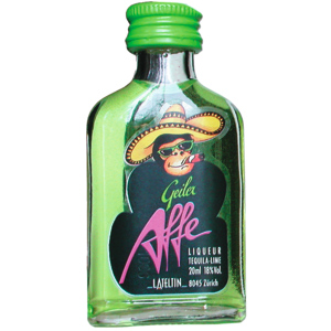 Geiler Affe Tequila Lime 18%, 2 cl