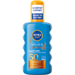 In/Out Nivea Sun Protect & Bronze Spray LSF50, 200 ml