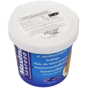 MSC Kammmuscheln, Jakobsnüsse, ohne Rogen, 10/20, 1 kg MSC Kammmuscheln, Jakobsnüsse, ohne Rogen, 10/20, 1 kg