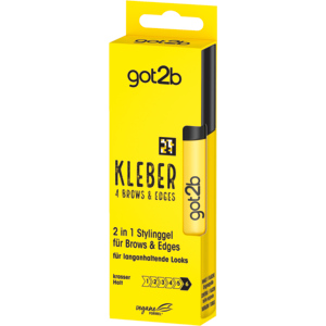Got2b Gel 2in1 Glued Stylinggel Brows+Edges, 16 ml