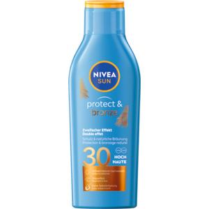 In/Out Nivea Sun Milch Protect & Bronze LSF30, 200 ml