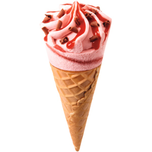 Pierrot Cornet Glace Erdbeer, 12 x 125 ml