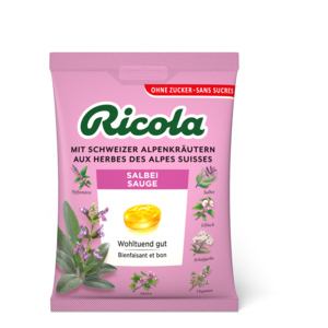 Ricola Salbei Bonbons mit Stevia, 125 g Ricola Salbei Bonbons mit Stevia, 125 g