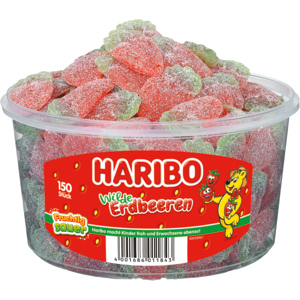 Haribo Wilde Erdbeeren Sauer, 150 Stk Haribo Wilde Erdbeeren Sauer, 150 Stk