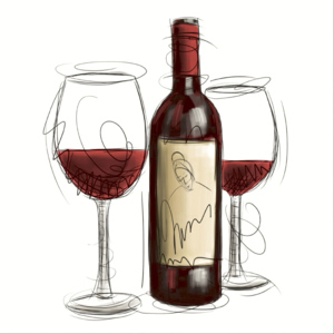 Duni Servietten Vino Rosso, 33 x 33 cm, 20 St