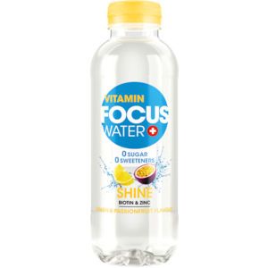 Focuswater Shine Zitrone & Passionsfrucht 12 x 50cl PET