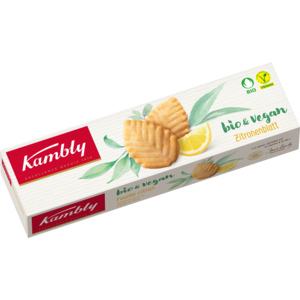 Kambly bio&vegan Zitronenblatt, 12 x 110 g Kambly bio&vegan Zitronenblatt, 12 x 110 g