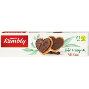 Kambly Bio Knospe & Vegan, Petit Coeur, 80 g Kambly Bio Knospe & Vegan, Petit Coeur, 80 g