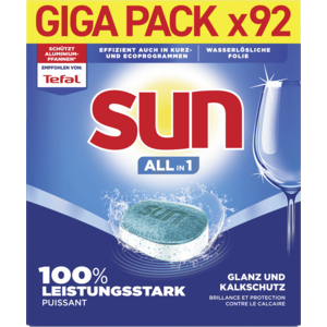 Sun Tabs All-in-1, Regular, 92 Stück