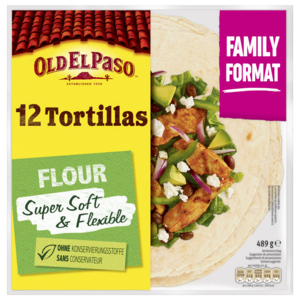 Old El Paso Flour Tortillas Family Pack, 8 x 489 g Old El Paso Flour Tortillas Family Pack, 8 x 489 g
