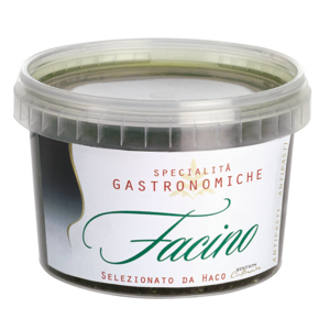 Haco Paste frisch schwarze Oliven, 500 g Haco Paste frisch schwarze Oliven, 500 g