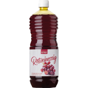 Nutrex basic Rotweinessig 4.5°, 6 x 1 l