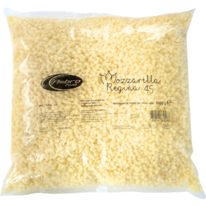Mozzarella Regina 45%, gewürfelt, 4 x 3 kg