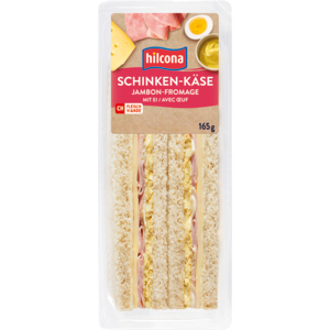 Hilcona Dreieck-Sandwich Schinken Käse, 165 g