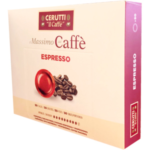 Cerutti il Caffè NKPD "il Massimo del Caffè" Espresso, 50 Stück Cerutti il Caffè NKPD "il Massimo del Caffè" Espresso, 50 Stück