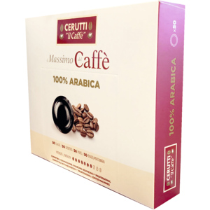 Cerutti il Caffè NKPD "il Massimo del Caffè" Arabica, 50 Stück