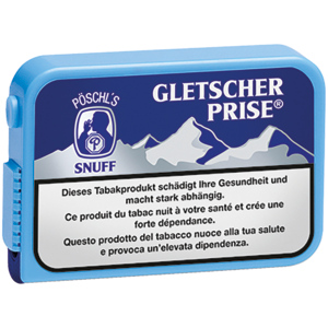 Gletscherprise Snuff Schnupftabak, Pack zu 10 x 10 g